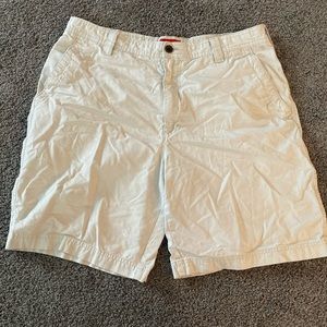 White Khaki Shorts